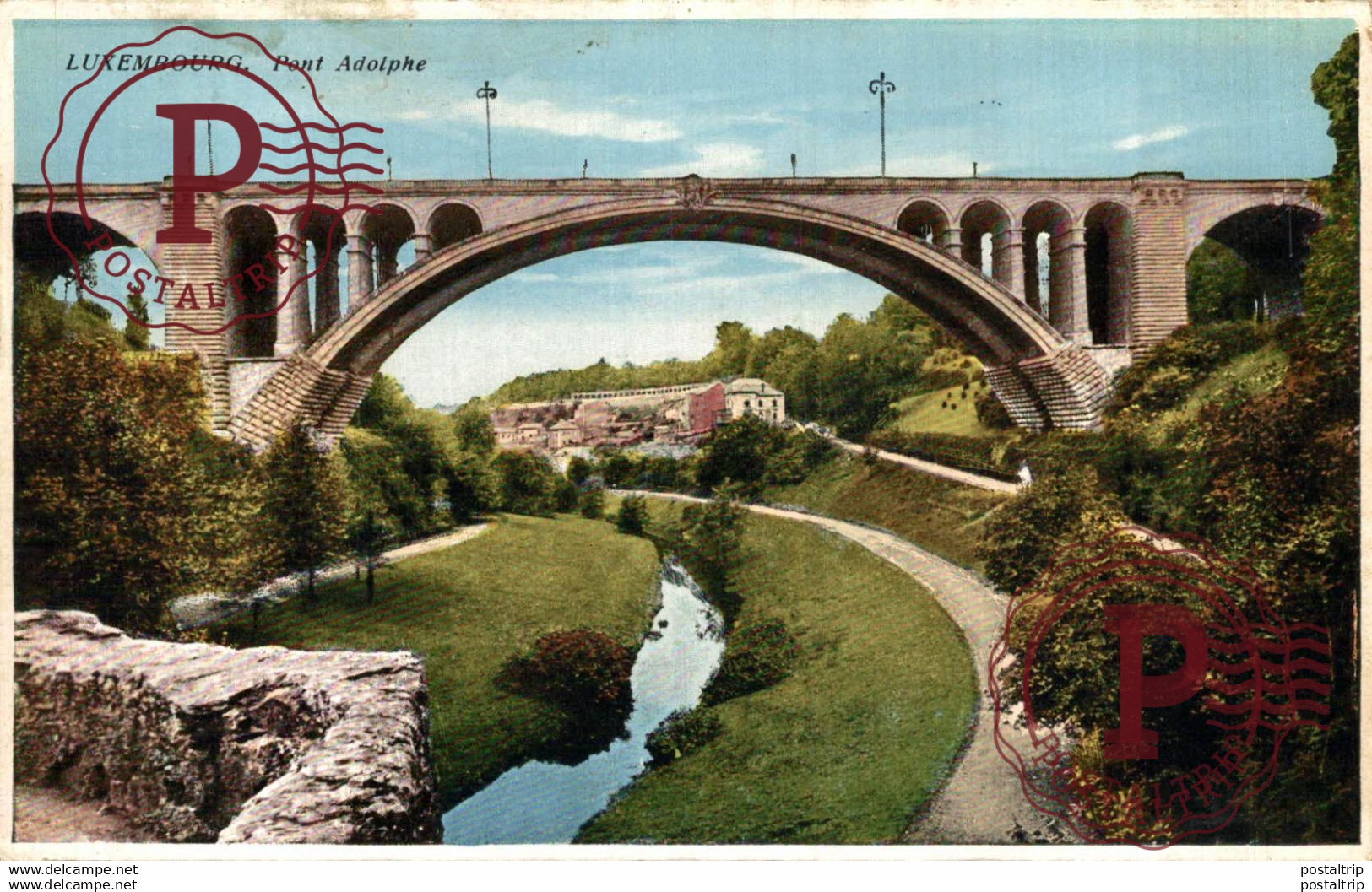 LUXEMBOURG, PONT ADOLPHE.  LUXEMBURG LUXEMBURGO