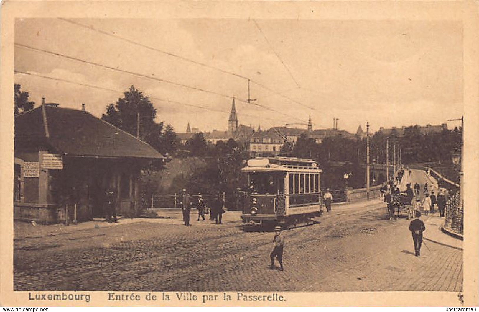 LUXEMBOURG-VILLE - Entrée de la ville par la passerelle - Tramway 2 - Ed. Lux 1