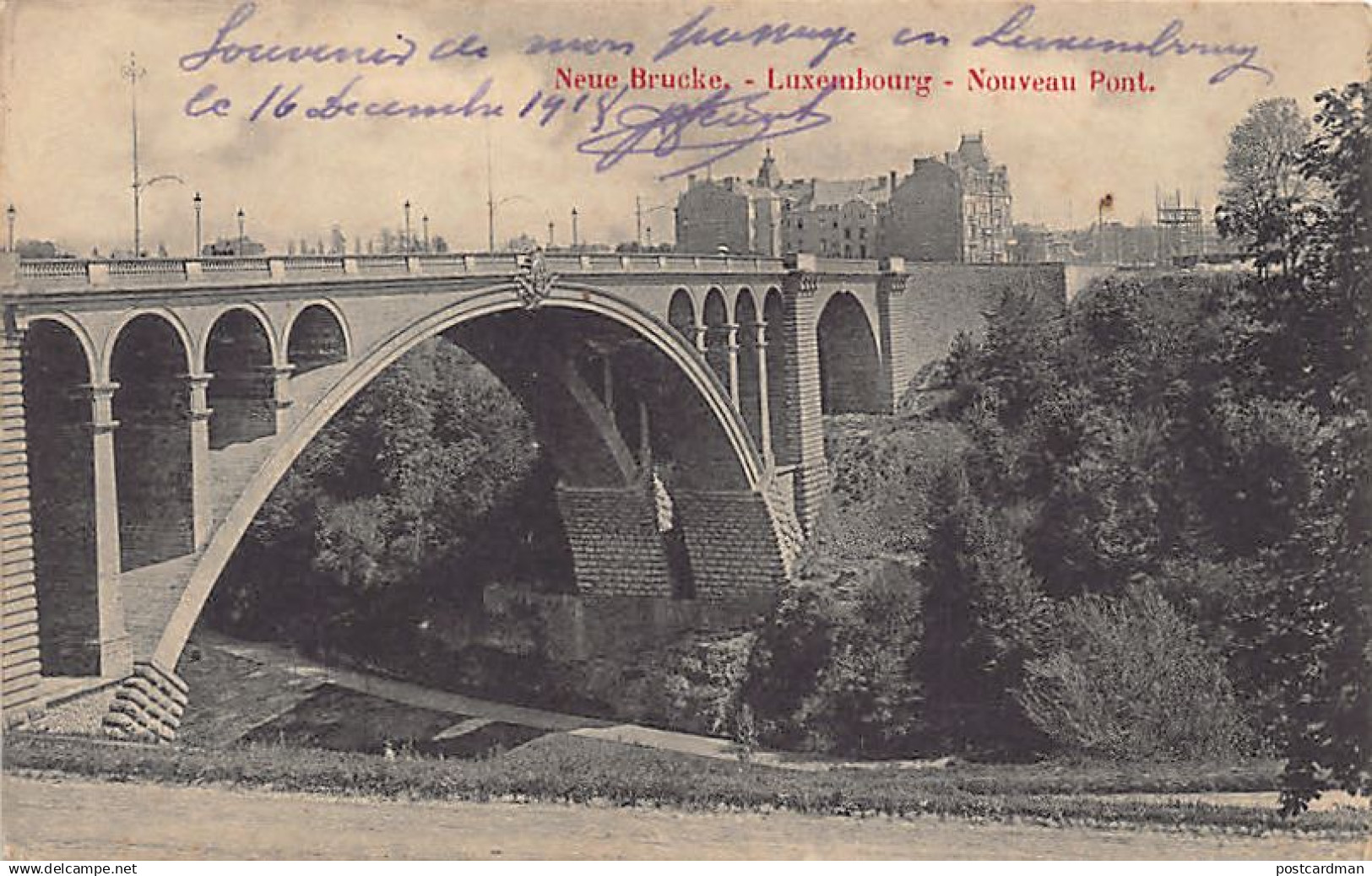 Luxembourg-Ville - Le nouveau pont - Ed. Inconnu