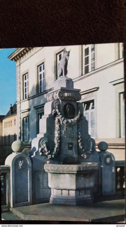 CPSM LUXEMBOURG  MEMORIAL EN L HONNEUR DE MICHEL RODANGE POETE LUXEMBOUGEOIS