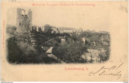 Luxembourg - Ruine de l ancien chateau de Luxembourg