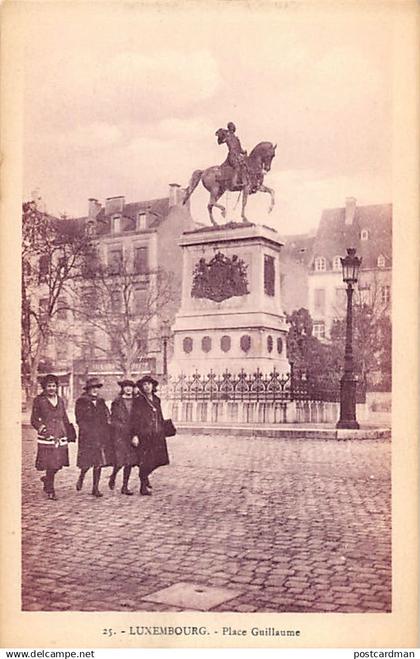 LUXEMBOURG-VILLE - Place Guillaume - Ed. Ch. Bergeret