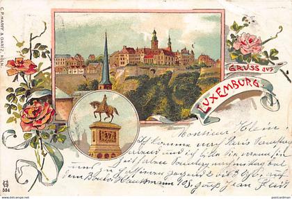 LUXEMBOURG - VILLE - Gruss aus - LITHO - Ed. HG 534