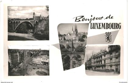 CPA Carte Postale Luxembourg Luxembourg   Bonjour de Luxembourg Multi vues    VM88912