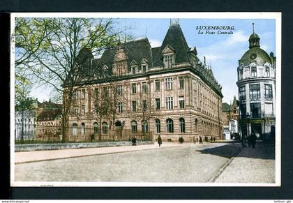 AK Luxemburg-Stadt Hauptpostamt 1930 gebraucht #HE606