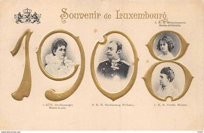 Luxembourg souvenir 1908 famille Grand Ducale