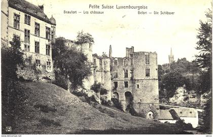 Carte postale ancienne de BEAUFORT - Les Châteaux