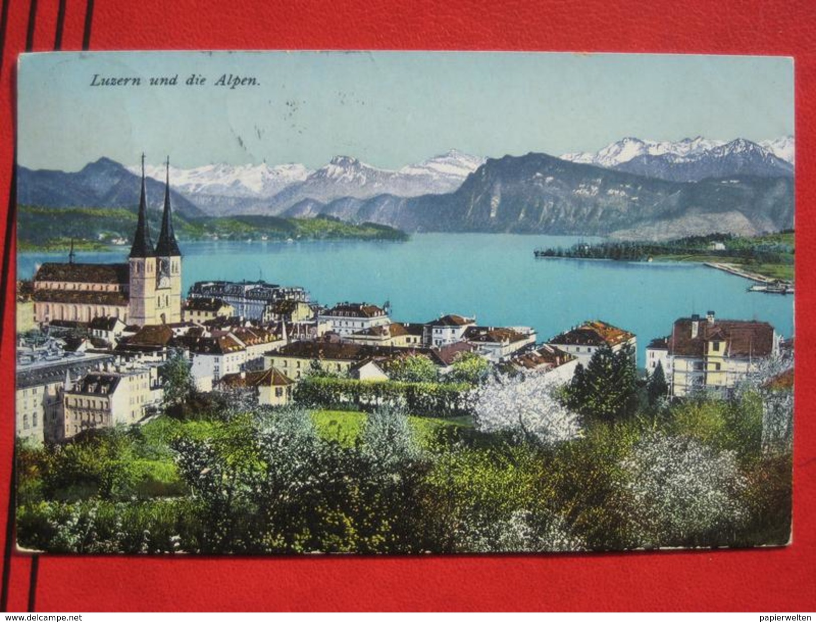 Luzern (LU) - Hofkirche Alpen Frühling