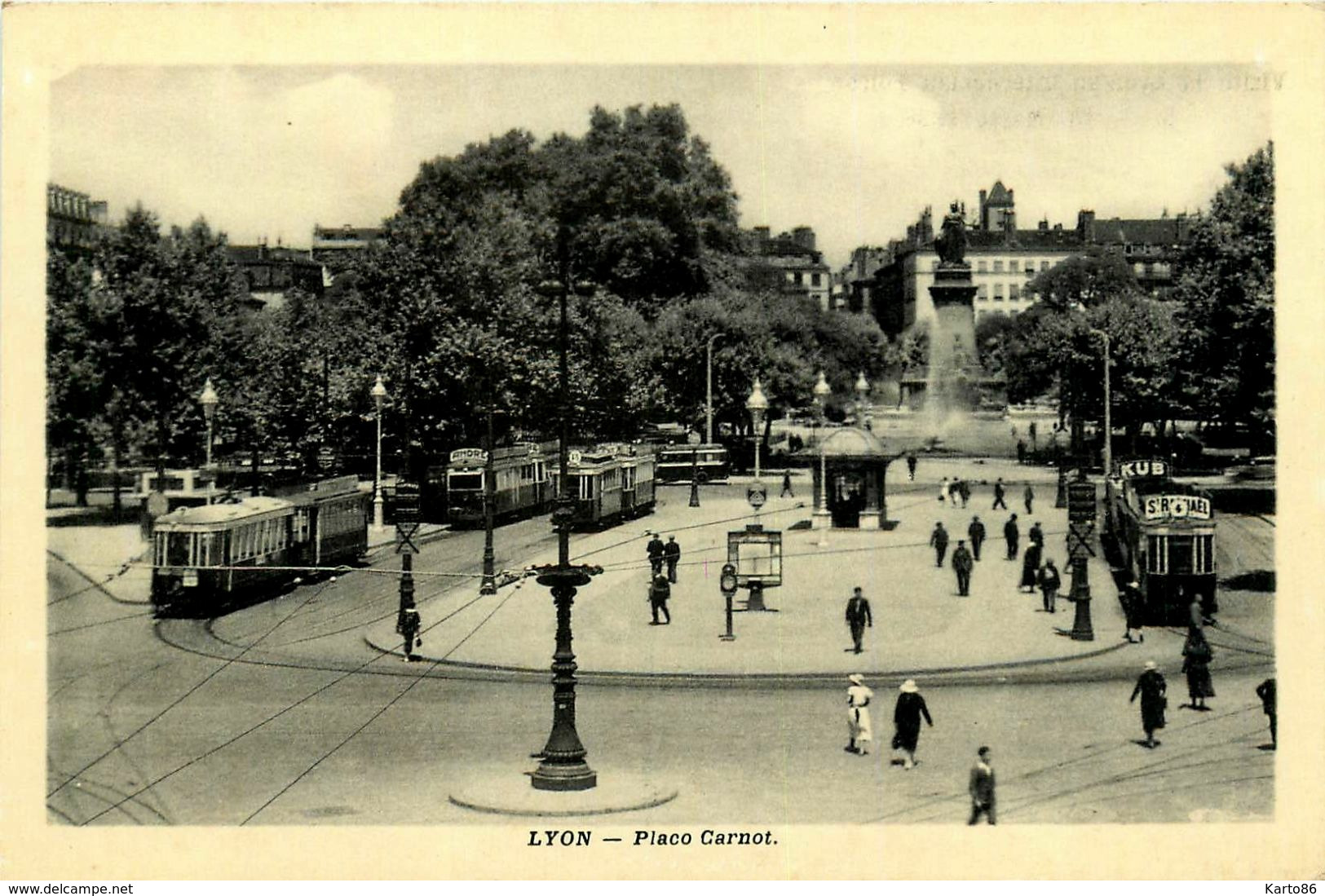 lyon * 2 ème * place carnot * tramway tram