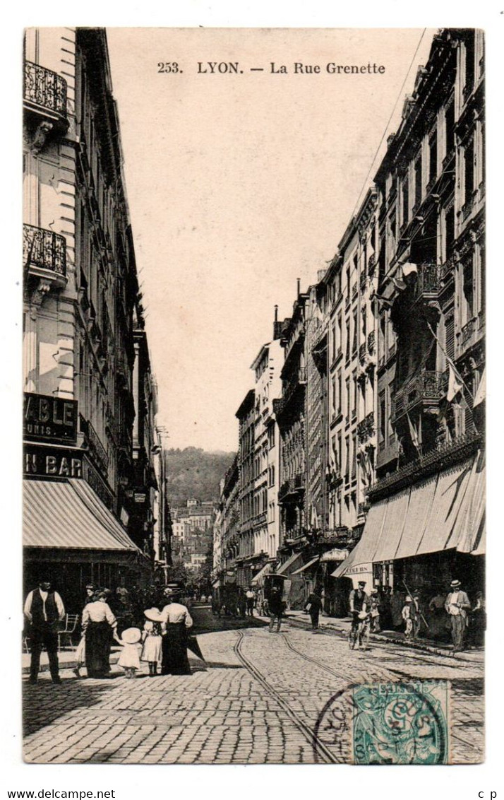 Lyon -  2 Eme - Rue Grenette  -  CPA ° Rn