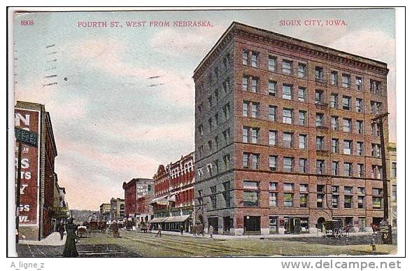 M CPA U.S.A. ETATS UNIS SIOUX CITY IOWA FOURTH STREET WEST FROM NEBRASKA