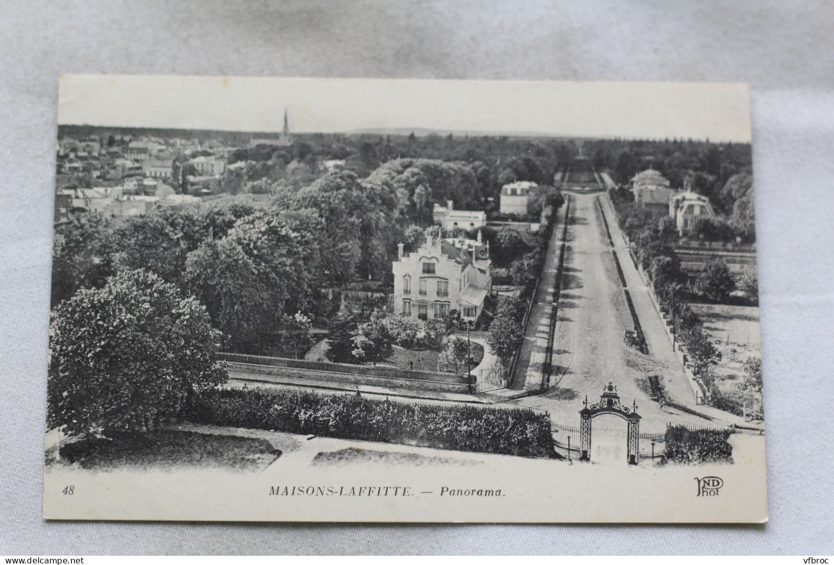 M192, Cpa 1918, Maisons Laffitte, panorama, Yvelines 78