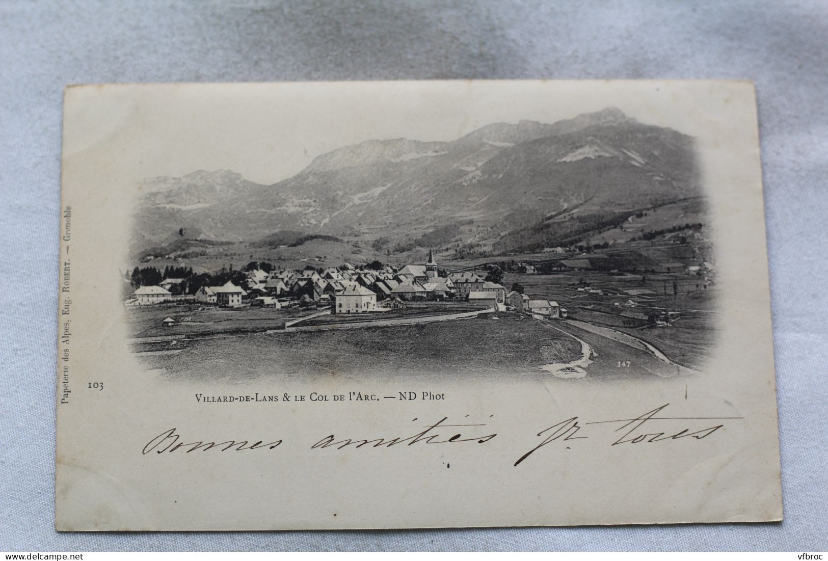 M197, Cpa 1900, Villard de Lans et le col de l'Arc, Isère 38