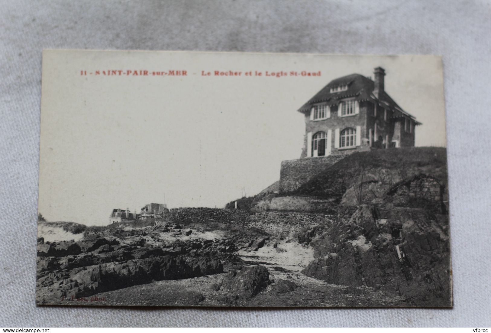 M296, Saint Pair sur mer, le rocher et le logis saint Gaud, Manche 50