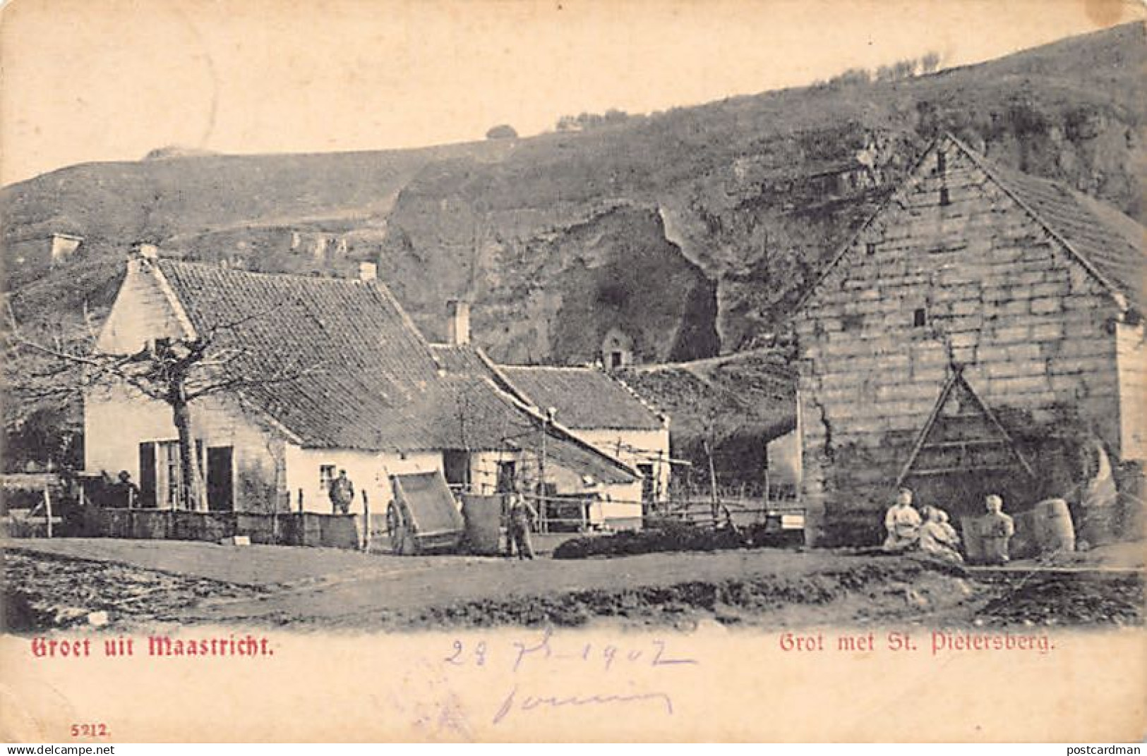 MAASTRICHT (LI) Grot met St. Pietersberg