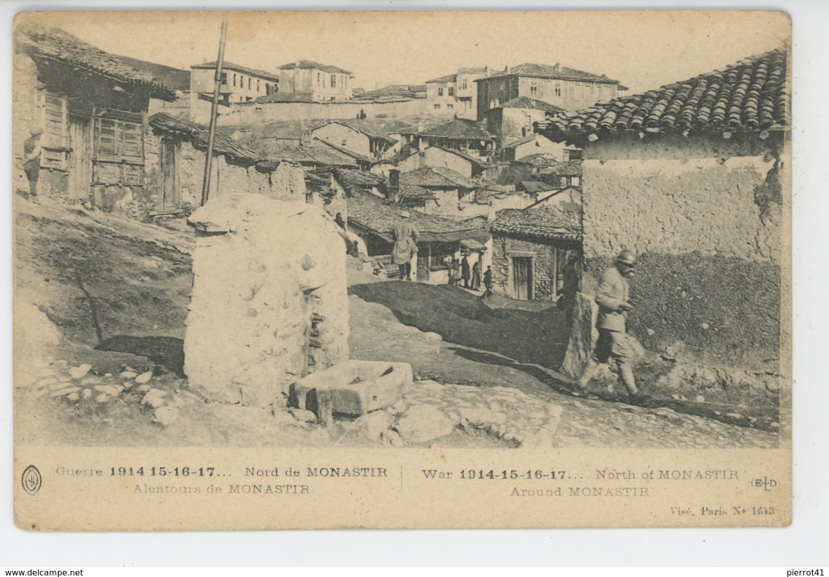 MACEDOINE - GUERRE 1914-18  - Nord de MONASTIR