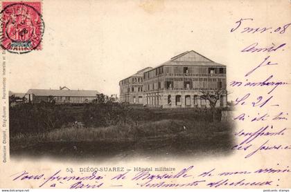 Madagaskar, Diego-Suarez - Hopital militaire, 1908