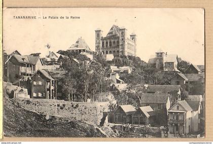 30730 / TAMANARIVE Antananarivo PALAIS de la REINE Madagascar 01.06.1911 à MERCIER chez SAUGE Breteuil CPDOM