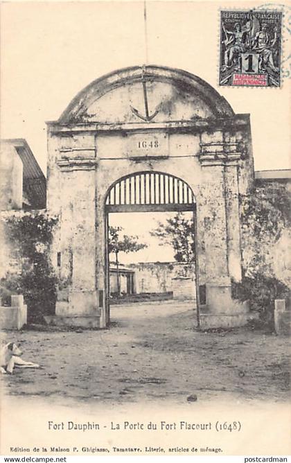 Madagascar - FORT-DAUPHIN - La porte du Fort-Flacourt - Ed. P. Ghigiasso