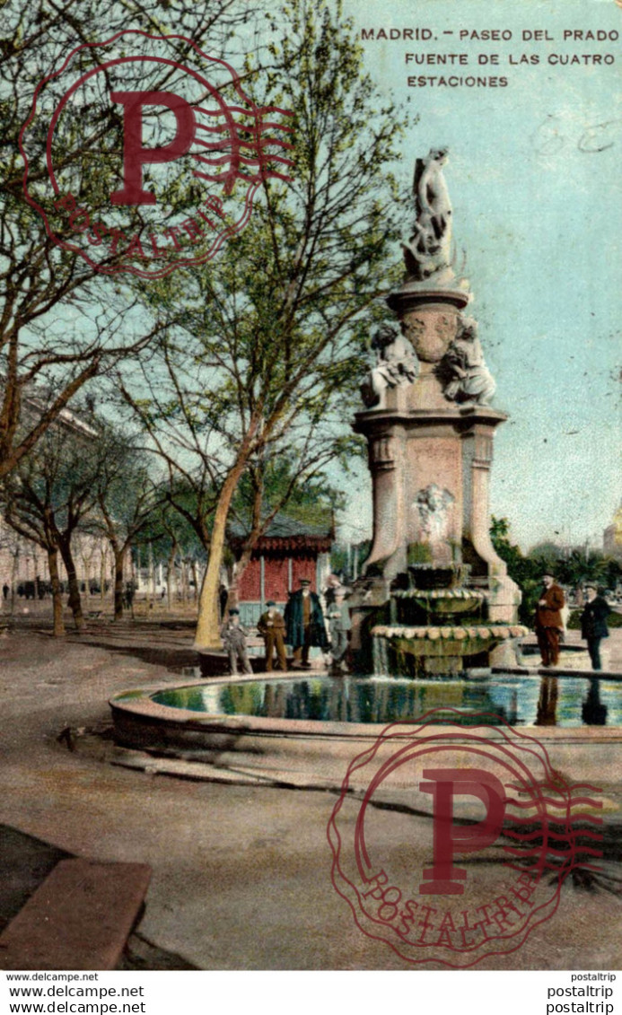 MADRID. PASEO DEL PRADO. FUENTE DE LAS CUATRO ESTACIONES