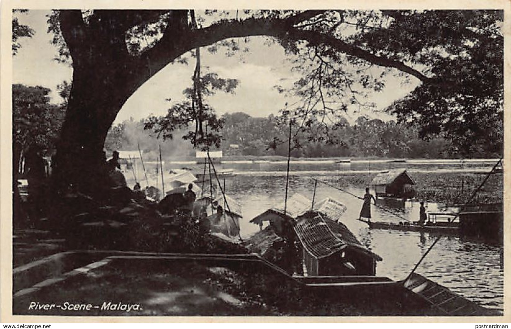 Malaysia - River scene - Publ. unknown