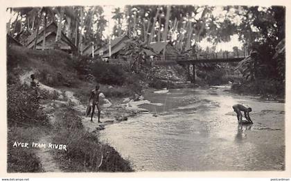 Malaysia - PENANG - Ayer Itam river - REAL PHOTO