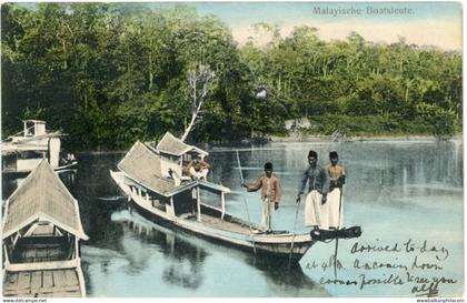 Malaysia Malay Boat 1907 ed Hartwig