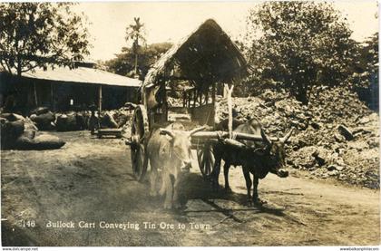 Malaysia Bullock Cart Conveying Tin Ore