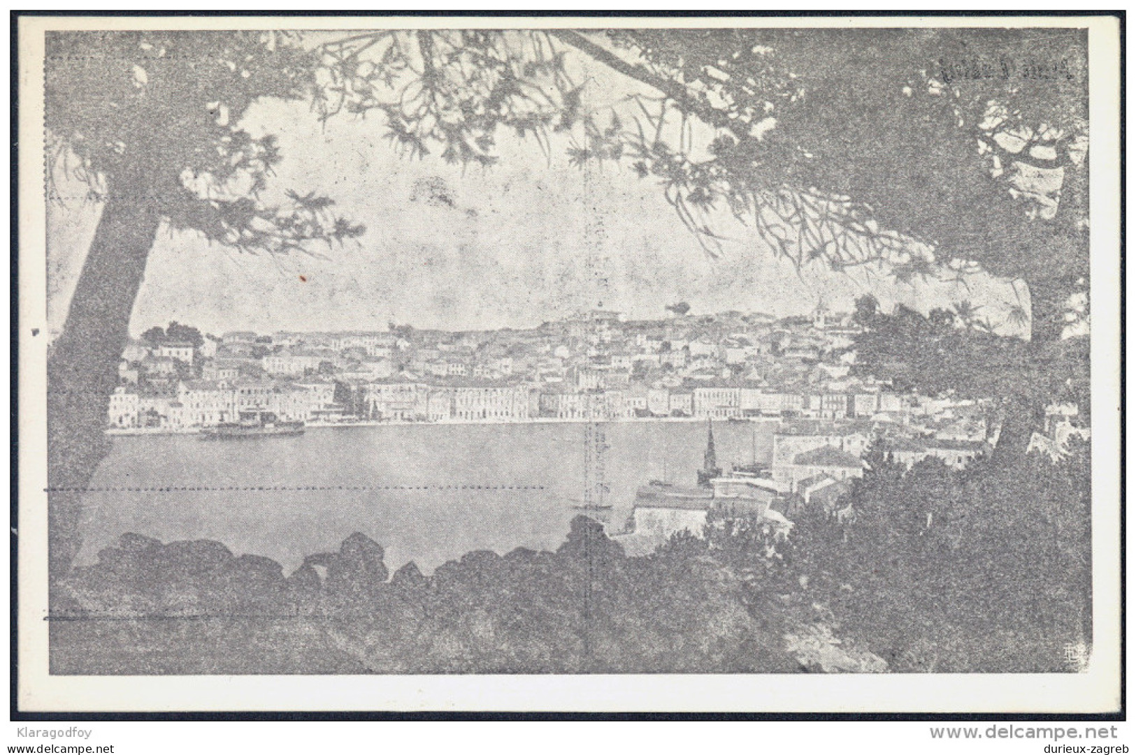 Mali Losinj Lussinpiccolo old unused postcard ed, Kotarska narodna stamparija Mali Losinj bb