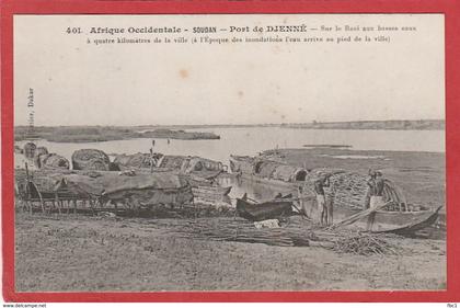 CPA: Mali - Port de Djénné  (Fortier N°401)