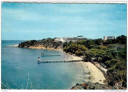 MALI - DAKAR - LA PLAGE de l'Anse Bernard - scan recto-verso -