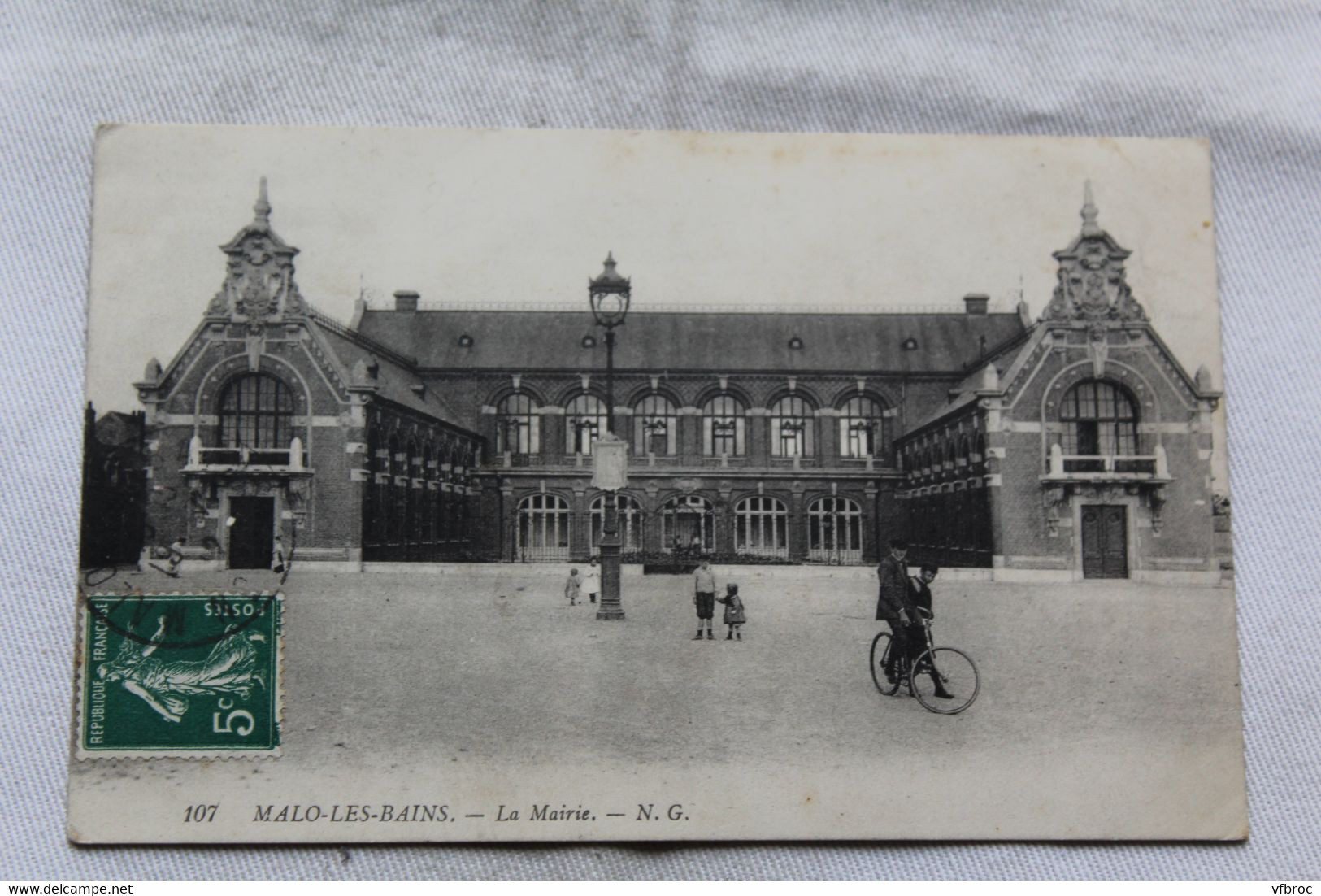 Malo les bains, la mairie, Nord 59