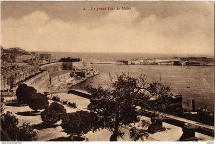 CPA AK MALTA-Le grand Port de Malte (320250)