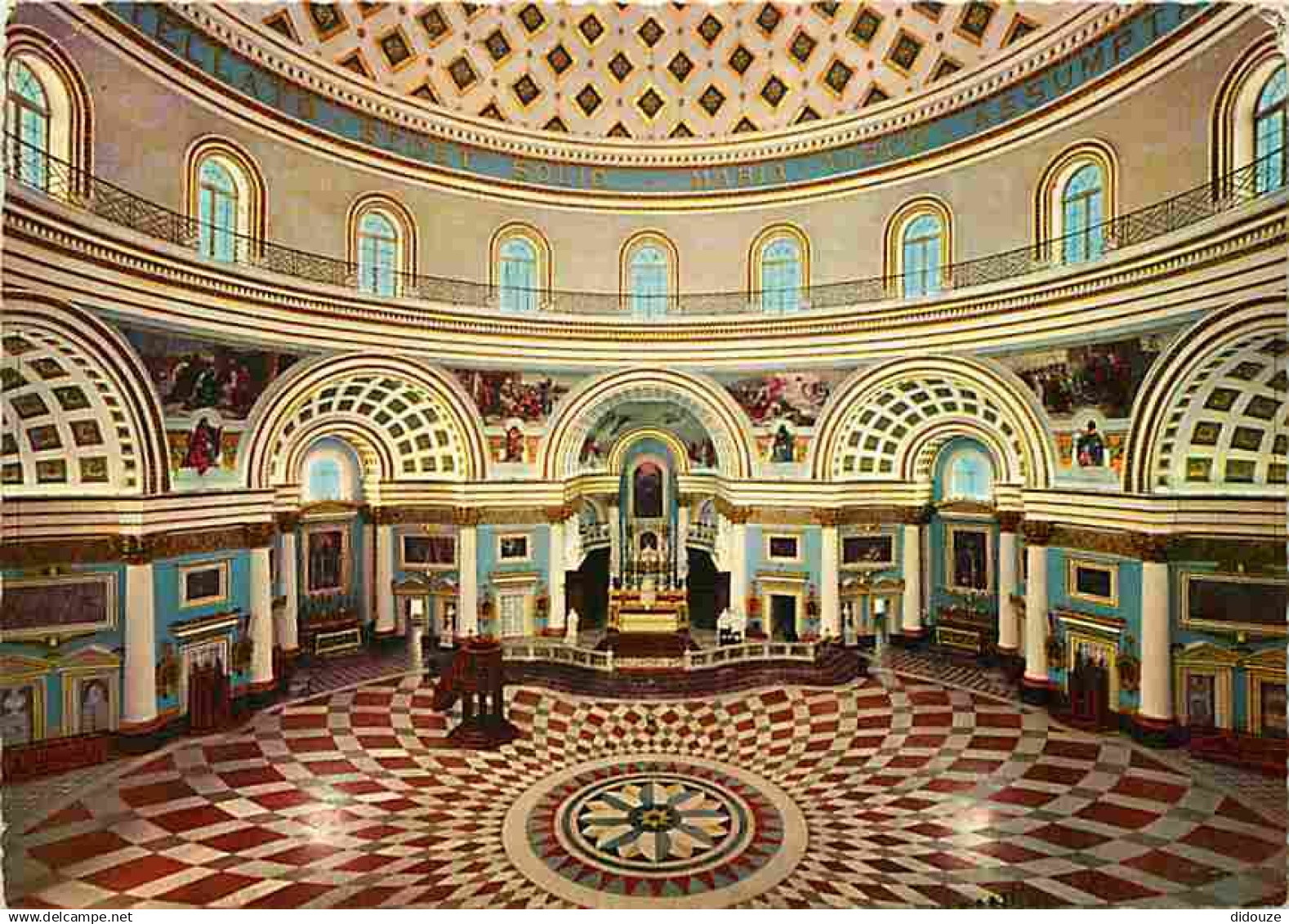 Malte - Mosta - Interior of Dome - CPM - Voir Scans Recto-Verso