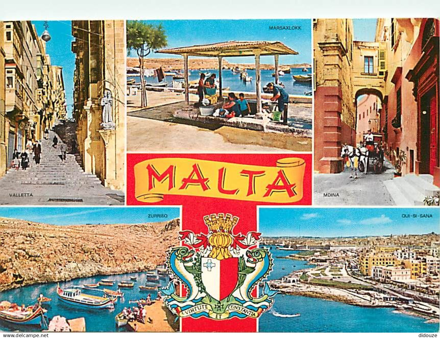 Malte - Multivues - Blasons - Malta - CPM - Voir Scans Recto-Verso