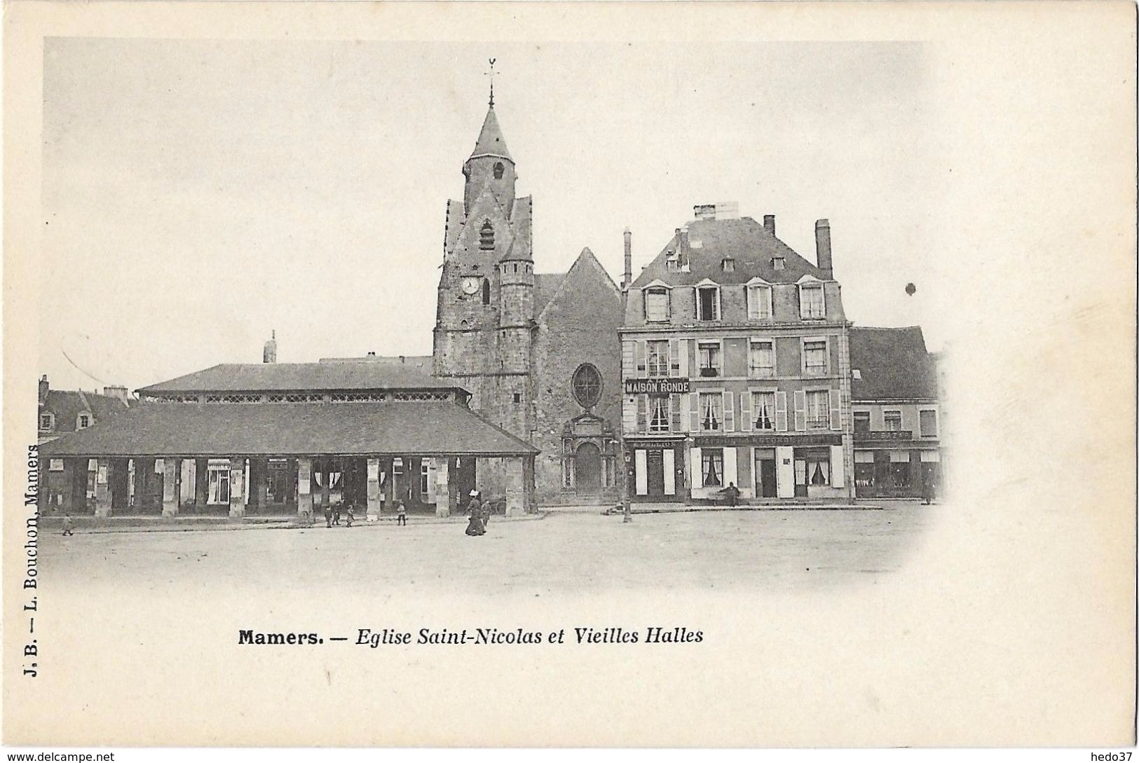 Mamers - Eglise Saint-Nicolas et Vieilles Halles