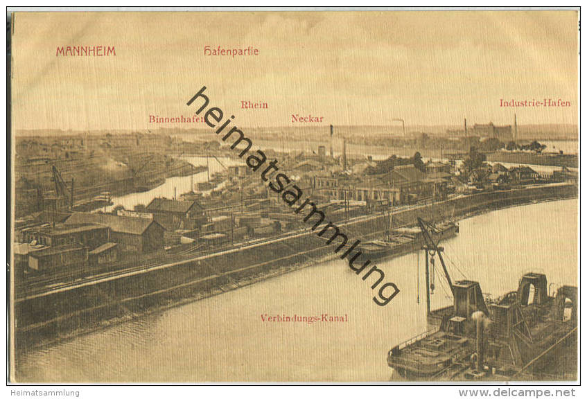 Mannheim - Hafen - Verlag Adolf Bauer Mannheim