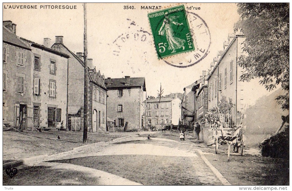 MANZAT LA GRAND'RUE ANIMEE