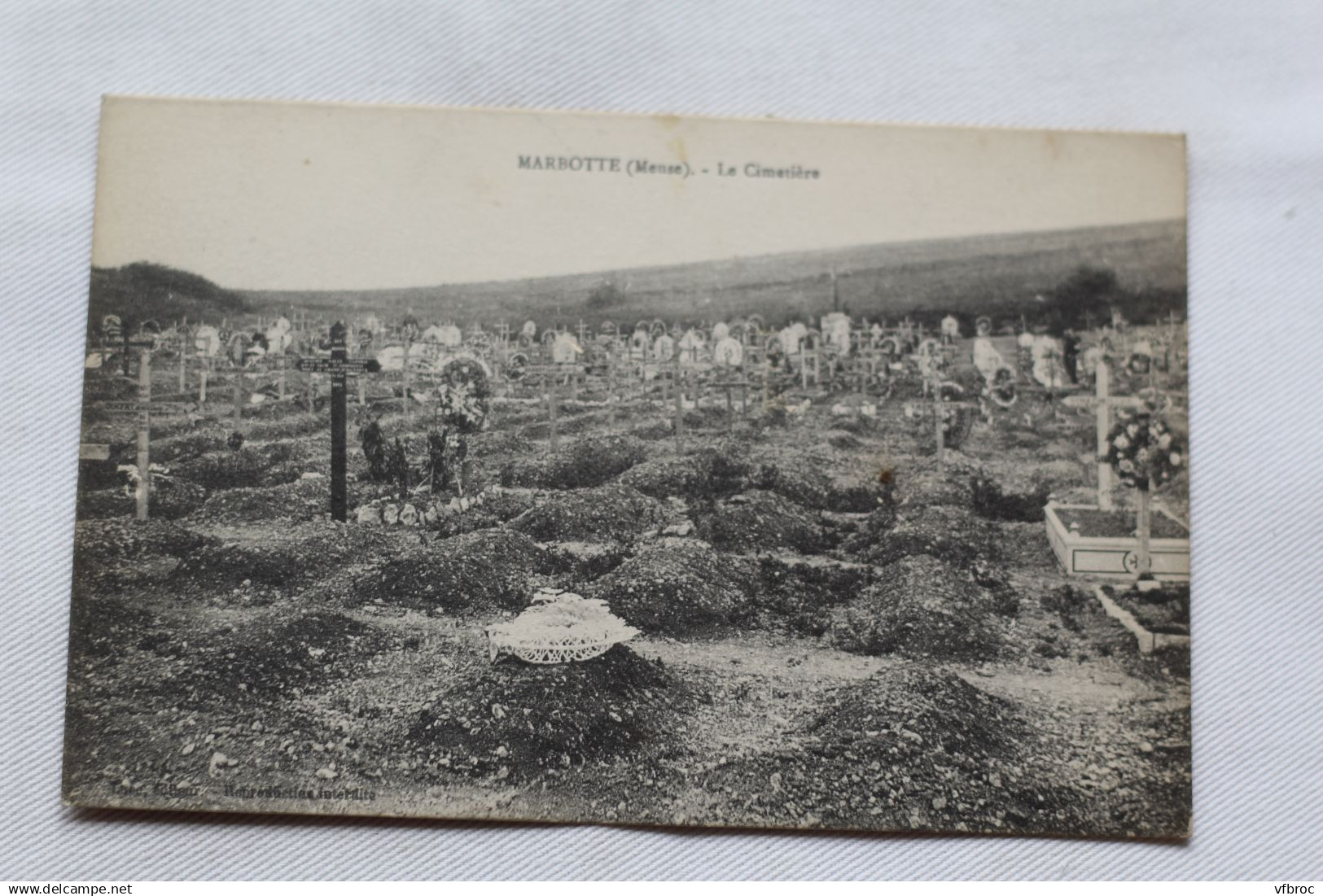 Marbotte, le cimetière, Meuse 55