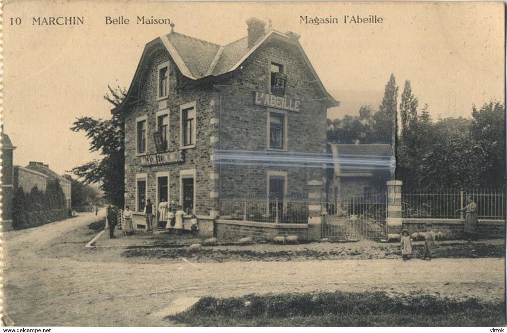 Marchin :  belle maison :  magasin l'abeille