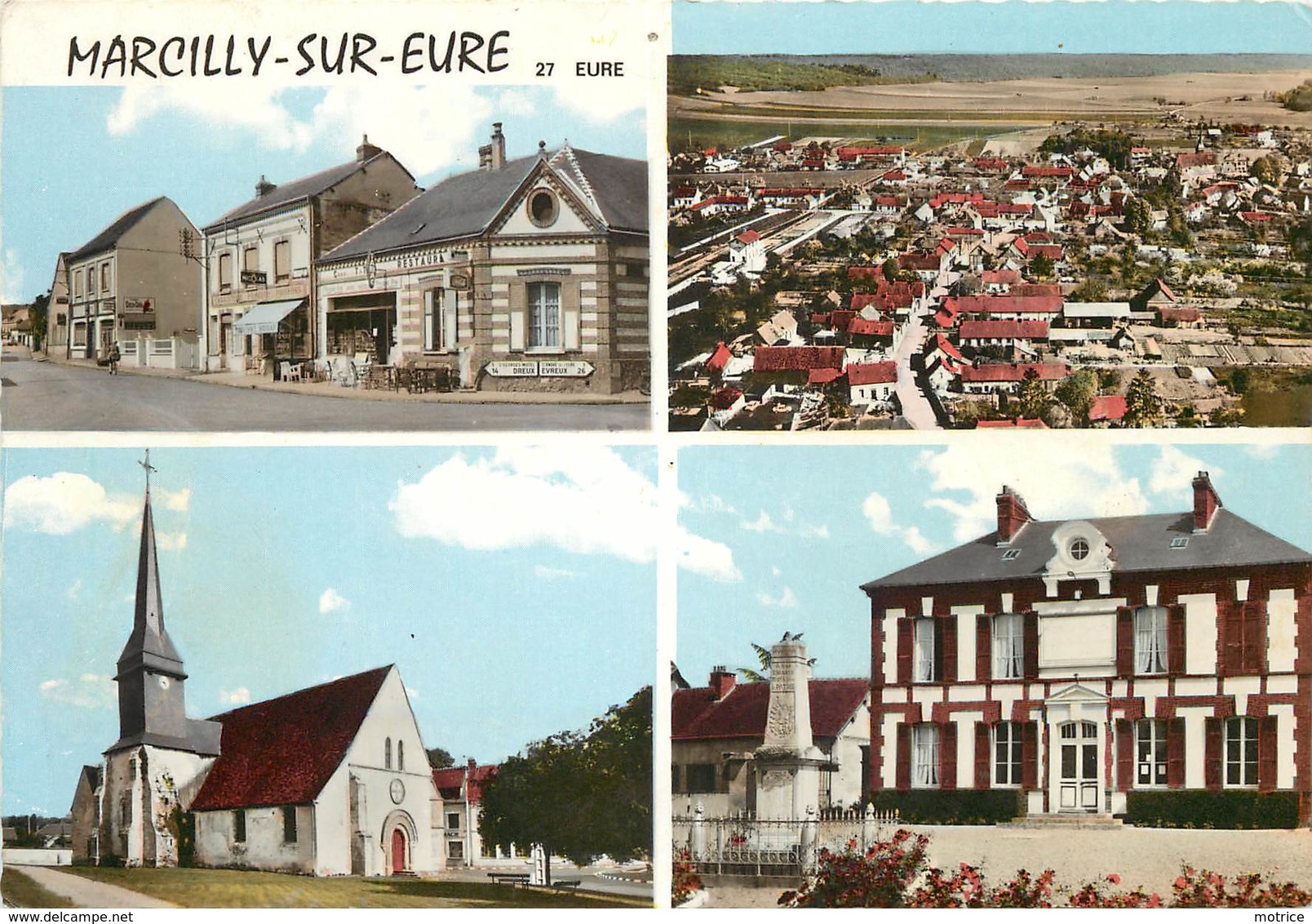 MARCILLY SUR EURE - carte multi-vues.