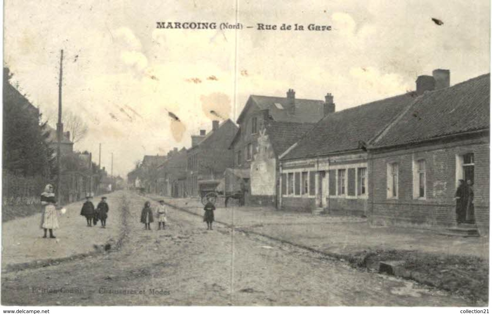 MARCOING .... RUE DE LA GARE