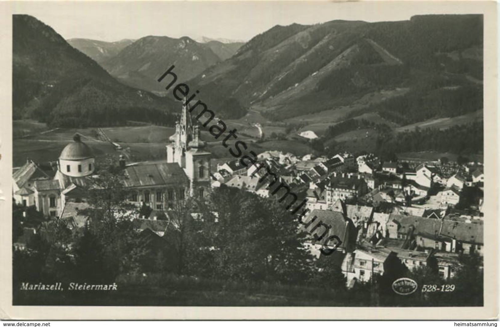 Mariazell - Foto-AK - Frank-Verlag Graz gel. 1949