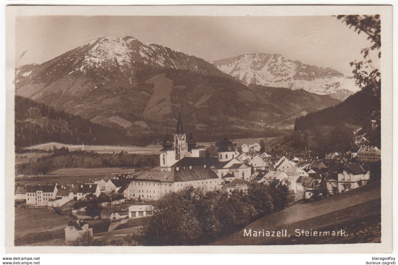 Mariazell old postcard travelled 1929 b190401