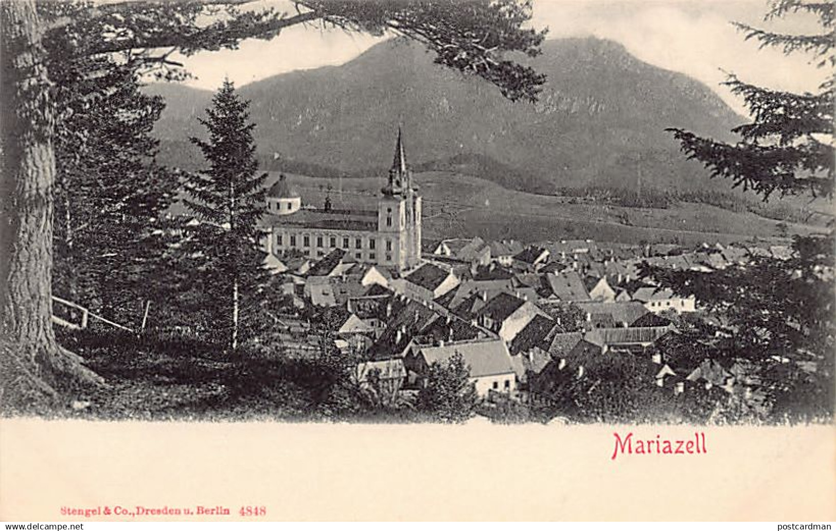 MARIAZELL (ST) Totalansicht - Verlag Stengel & Co. 4848