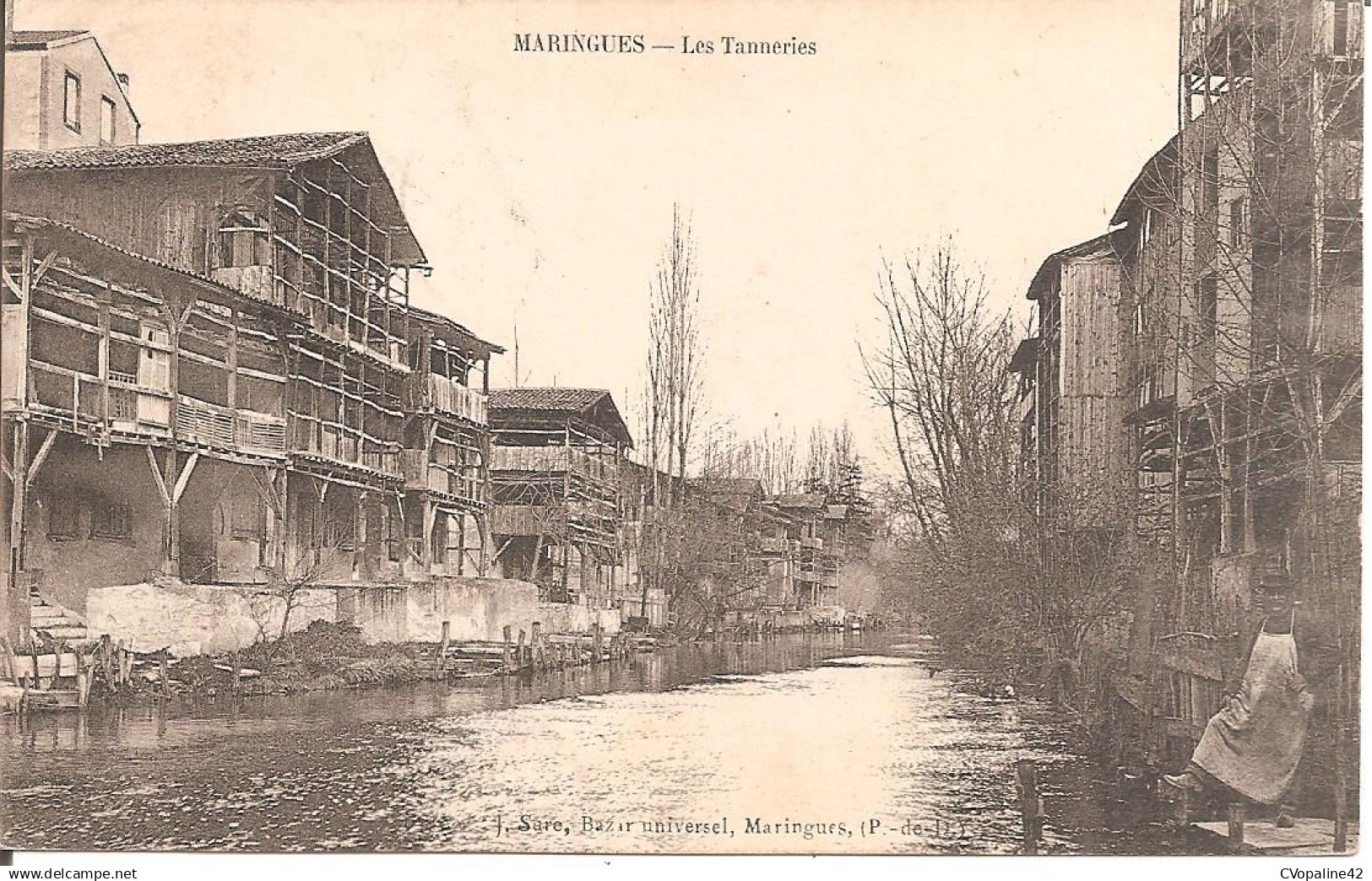 MARINGUES (63) Les Tanneries en 1912