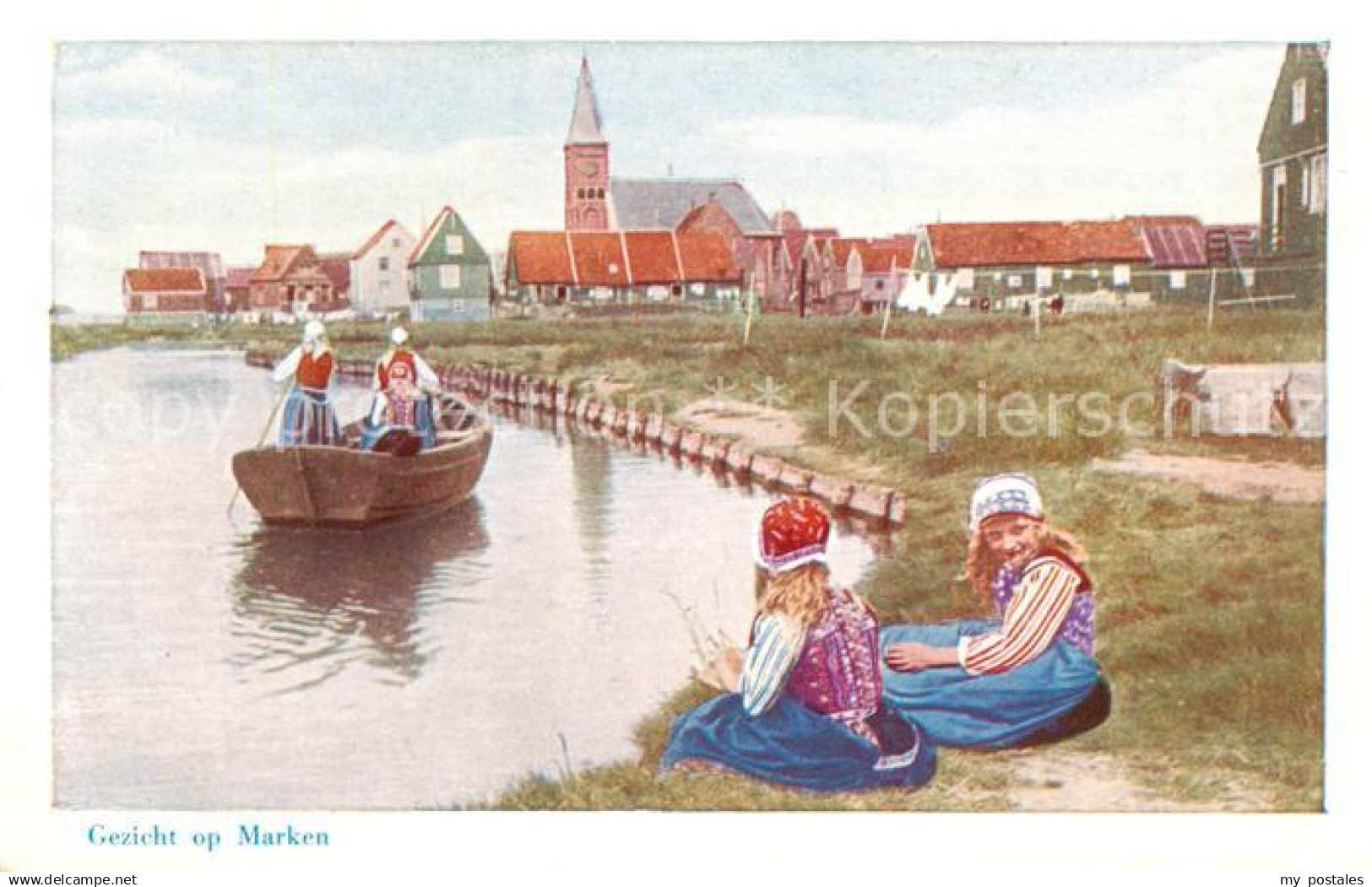 Marken Gezicht op Marken