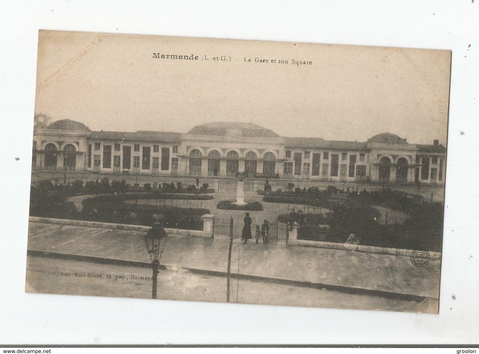 MARMANDE (L ET G) LA GARE ET SON SQUARE