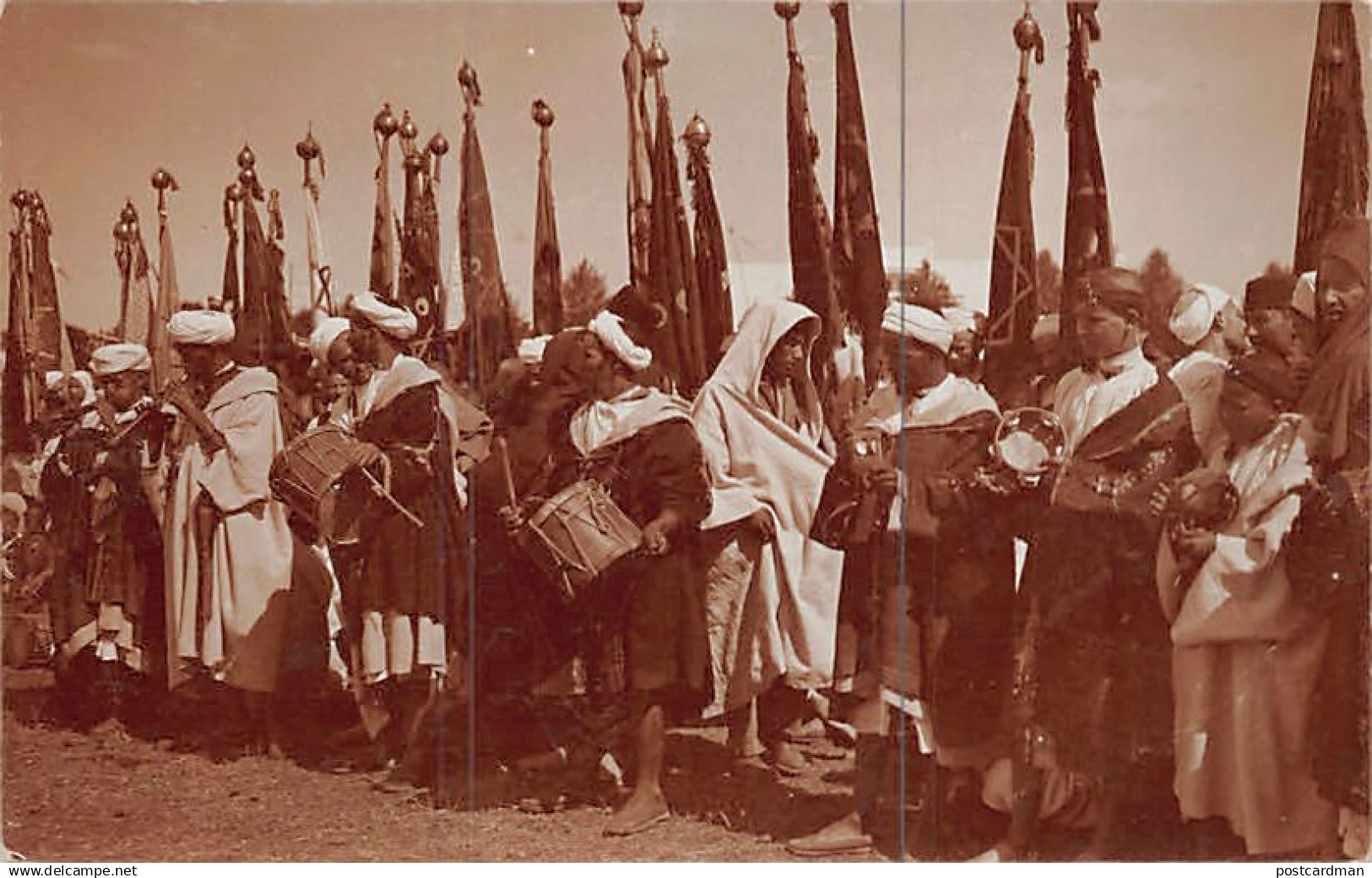 Maroc - FÈS Fez - Groupe de musiciens - CARTE PHOTO