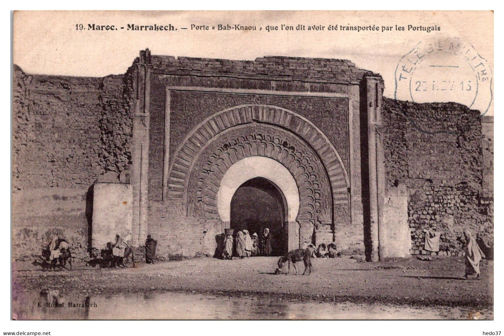 Maroc - Marrakech - Porte Bab Knaou